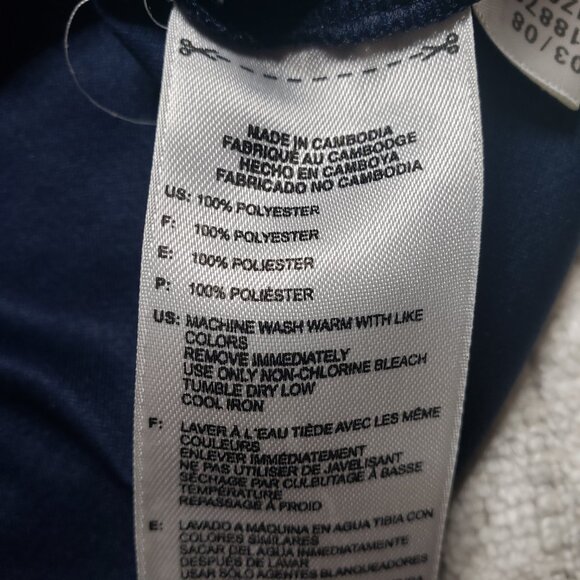 Adidas Southmoore SaberCats Polo Shirt Moore OK High School Size L - Picture 7 of 11